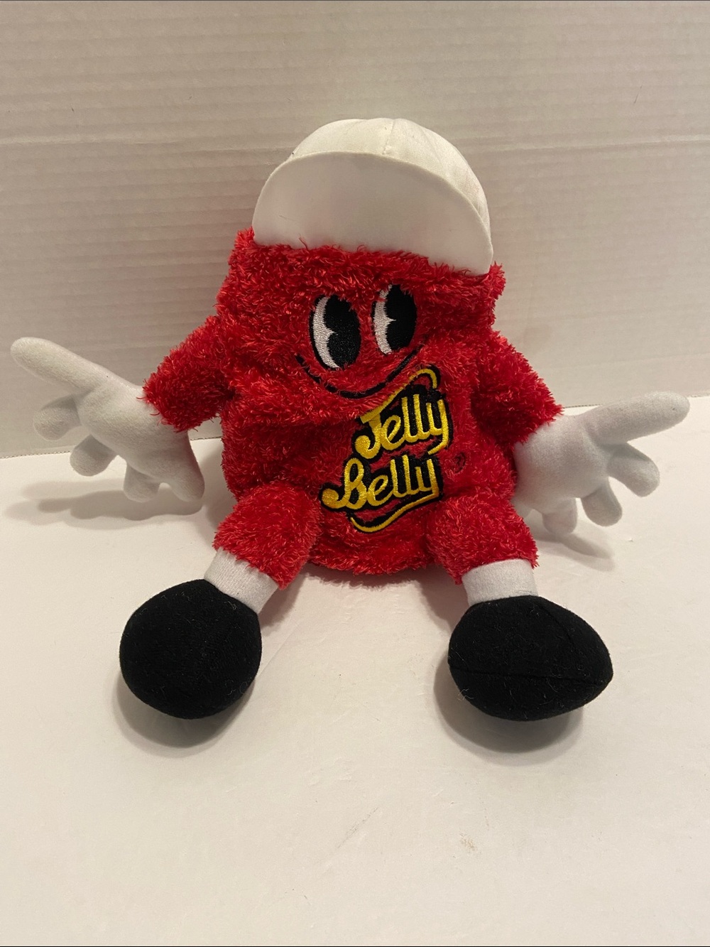 Mr Jelly Belly 2014 bean bag plush toy - “Very Cherry Character “ retro